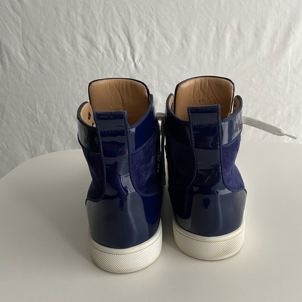 Christian Louboutin Mixkeolouis Flat Suede Multicolor Sneakers - Picture 6 of 7